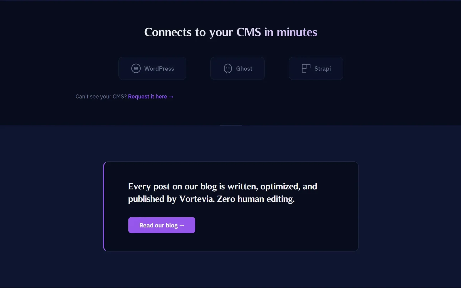 Compatibility section showing supported publishing paths and a live proof statement